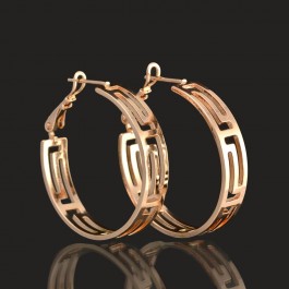 Позолоченные серьги XP 9460-M