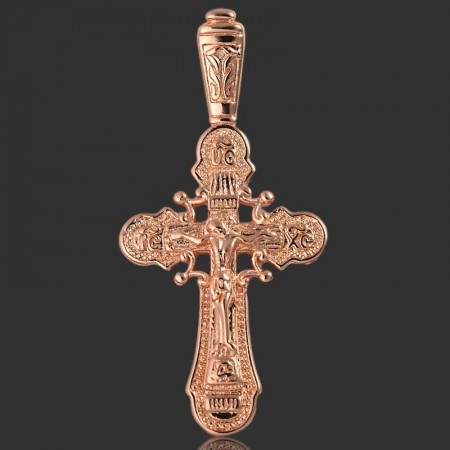 Позолоченный крест Fallon 86100324 фото | Brulik