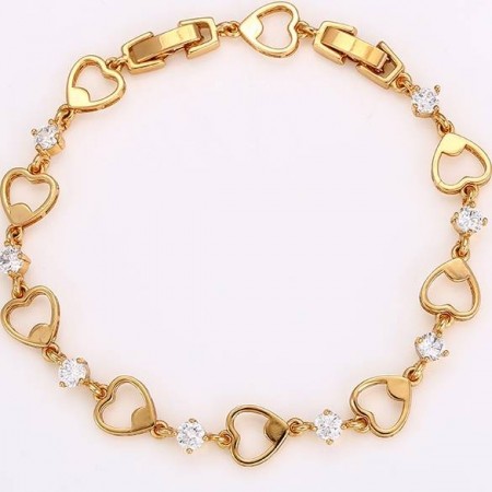 Браслет в форме сердец 72893 фото | Brulik