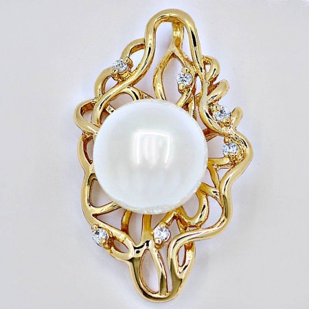 Замечательный кулон 31424-белый фото | Brulik