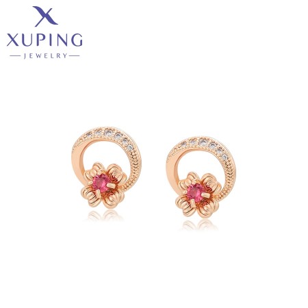 Позолочені сережки гвоздики Xuping M&L-X000789436 фото | Brulik