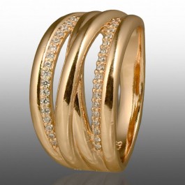 Позолочена каблучка  Xuping 10946