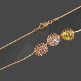 Позолоченная цепочка с кулоном XP 4704