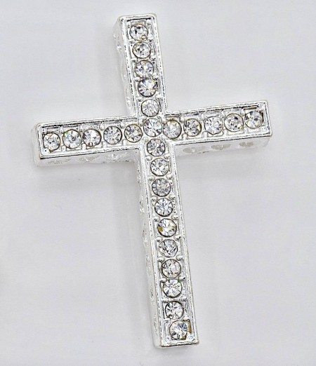 Кулон-крестик с фианитами 30520 фото | Brulik