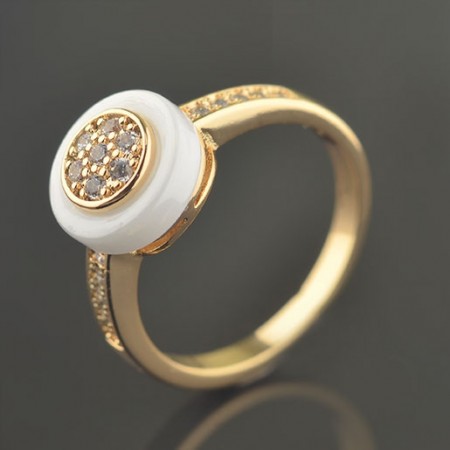 Позолоченное кольцо Xuping 1700 фото | Brulik