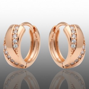 Позолочені сережки Xuping 24653 фото | Brulik