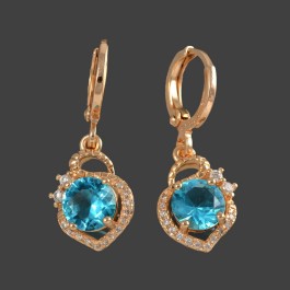 Позолоченные серьги  Xuping 2835