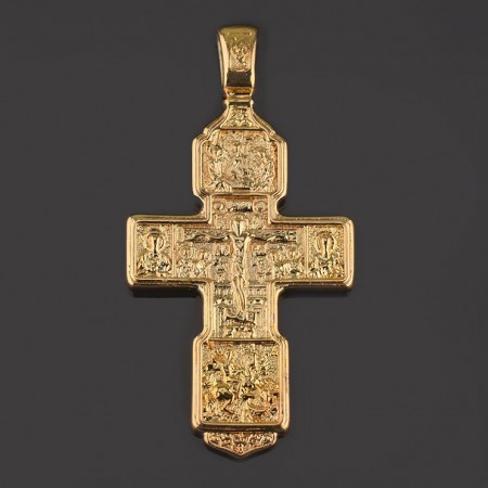 Позолоченный крест Fallon 8613420 фото | Brulik