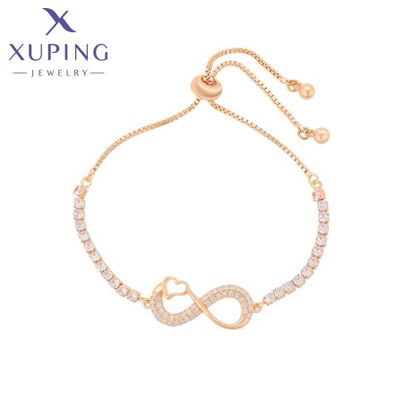 Позолочений  браслет Xuping M&L -X000805779 фото | Brulik