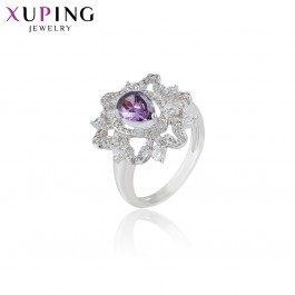Кольцо Xuping 16575-фиолетовый фианит