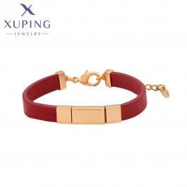 Позолоченный кожаный браслет Xuping 810687181