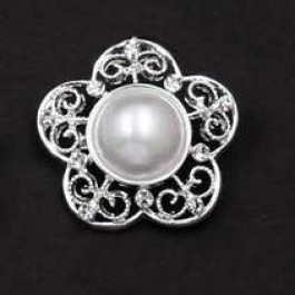 Очаровательная брошь с жемчужиной 63916