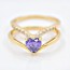 Бесподобное кольцо 12177-фиолетовый фото | Brulik