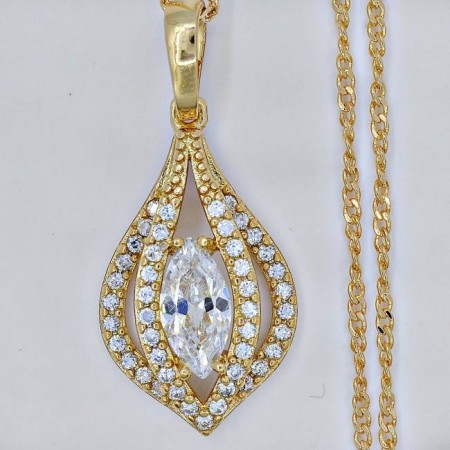 Бесподобный кулон  31027-белый фото | Brulik