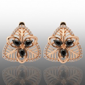 Позолочені сережки Xuping 24644 фото | Brulik
