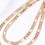 Позолоченная цепочка оптом 43194 L фото | Brulik