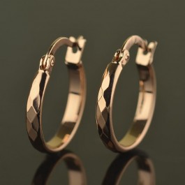 Позолоченные серьги кольца Fallon 82100306