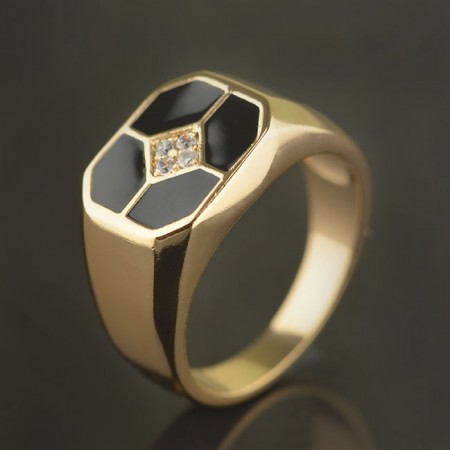 Позолоченное кольцо XP 1701 фото | Brulik