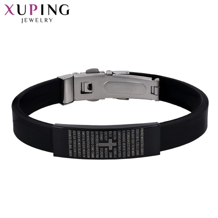 Браслет каучуковый Xuping  52352 фото | Brulik