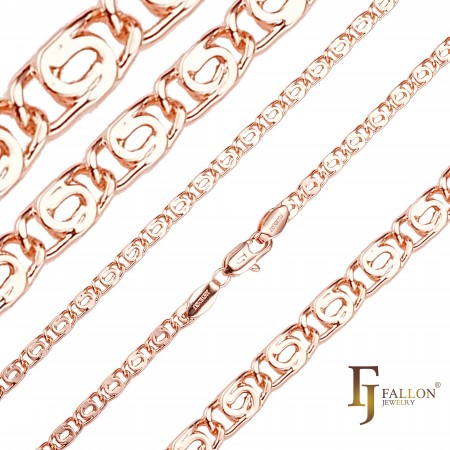 Позолочений ланцюжок Fallon 84100241-55 фото | Brulik