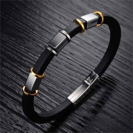Стильный мужской браслет P-715638 фото | Brulik