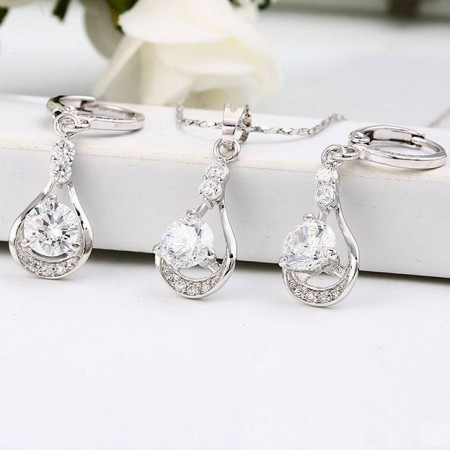 Изысканный комплект с фианитами ХР 63042 фото | Brulik