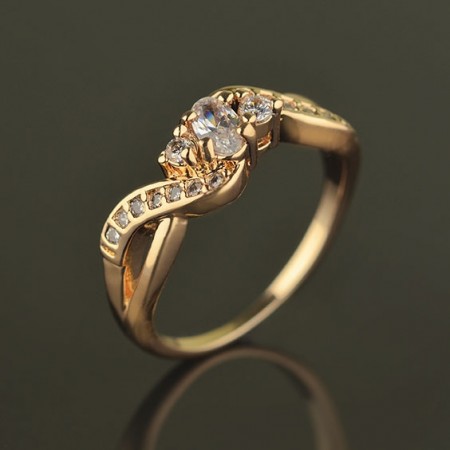 Позолоченное кольцо Fallon 83201663 фото | Brulik