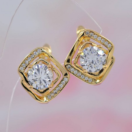 Восхитительные серьги ХР 10-2119-белый фото | Brulik