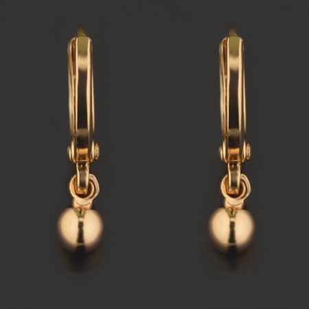 Позолоченные серьги XP 9109 фото | Brulik