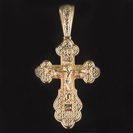 Позолоченный крестик Fallon 86100173 фото | Brulik