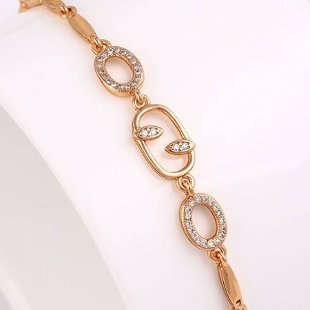 Замечательный браслет с фианитами оптом 74053 фото | Brulik