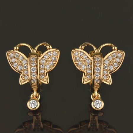 Позолоченные серьги  XP 2379 фото | Brulik