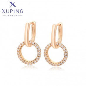 Позолочені сережки  Xuping X000444101 фото | Brulik