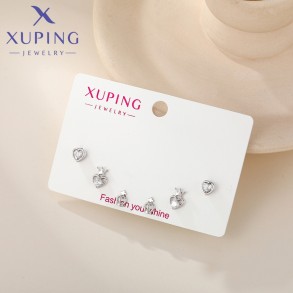 Сережки-гвоздики набір Xuping X000906820 фото | Brulik