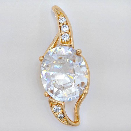 Прекрасный кулон 32072 - белый фото | Brulik