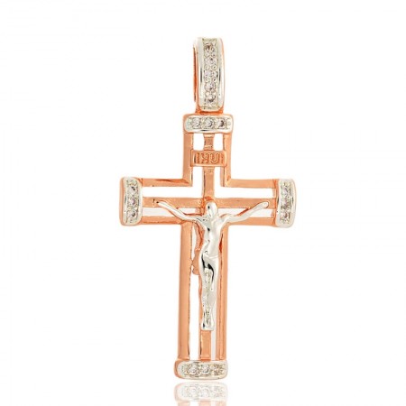 Позолоченный крест Fallon 96201162 фото | Brulik