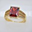 Роскошное кольцо  11261 - красный фото | Brulik
