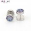 Серьги-гвоздики Xuping 99513-синие фианиты фото | Brulik