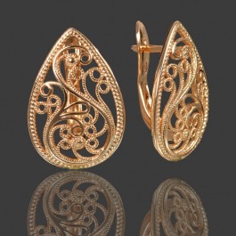 Позолоченные серьги  XP 962