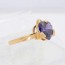 Великолепное позолоченное кольцо 10-1057-фиолетовый фото | Brulik