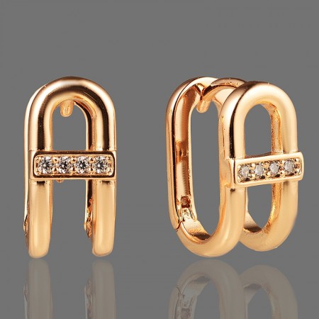 Позолочені сережки Xuping 22950 фото | Brulik