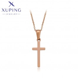Позолоченная цепочка с крестиком  Xuping A00769079