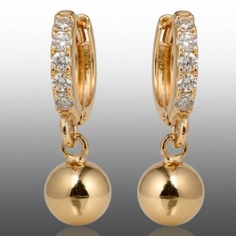 Позолочені сережки Xuping 24357