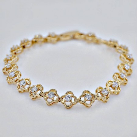 Милый браслет 72988 - белый фото | Brulik