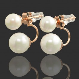 Позолоченные серьги 