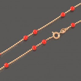 Позолоченная цепочка с бусинками XP 4847