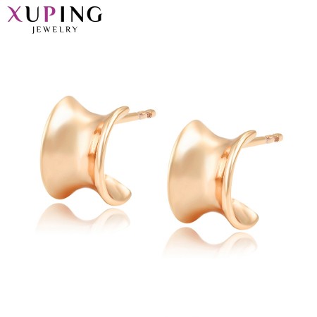 Позолоченные серьги-гвоздики Xuping 98373 фото | Brulik