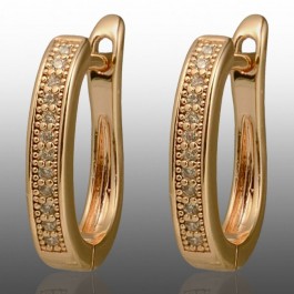 Позолочені сережки  Xuping 24786