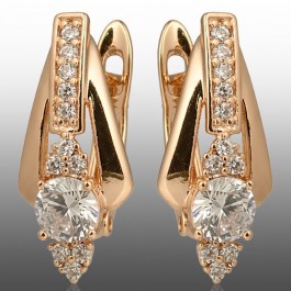 Позолочені сережки Xuping 24350