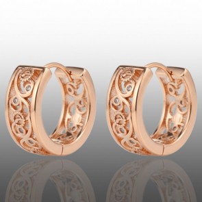 Позолочені сережки Xuping 24660 фото | Brulik